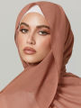 ood Stitching uim Chiffon ijabs for Women Solid Chiffon Shawl Scarf ead Wraps Foulard Femme ijab Scares uim urban. 