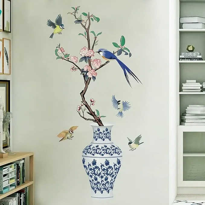 "3D%20Chinese%20Large%20Vase%20Blue%20Flower%20Wall%20Stickers%20with%20Romantic%20Floral%20Design%20%E2%80%93%20Modern%20Home%20Decor%20Wall%20Art%20Poster%20for%20Bedroom,%20Living%20Room,%20Wedding%20Decorations,%20and%20DIY%20Creative%20Wall%20Decals%20for%20Elegant%20Interiors"%20-%20Image%206