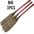 YYS Broom 3PCS  Stick Phool Jharo پھول جھاڑو Jharoo Jharu Feather Broom Sweeper Feather Duster Long Lasting. 