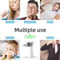 Portable Electric Nebulizer Machine for Kids, Adults, and Babies Mini Nebuliser Handheld Mesh Device with Fine Atomization, and Comfortable Therapy for Home and Travel. 