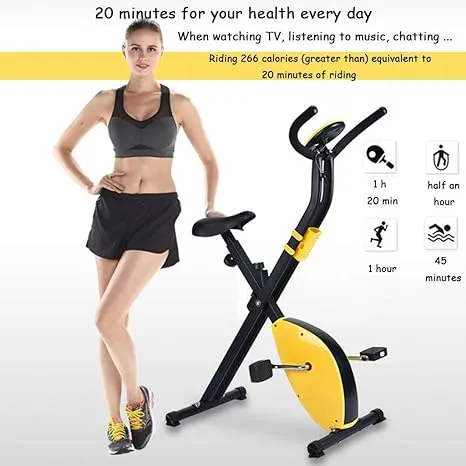 Stationary Bike Hour Cycling Distance Histro Folding X Exercise