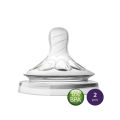 AVENT Natural Nipples II Teat Fast Flow 6M+4H PK2 - SCF653/23 - AVENT Natural Teat Fast Flow 6 Months+. 