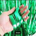 Meters Party Backdrop Curtains Glitter Gold Tinsel Fringe Foil Curtain Birthday Wedding Decoration Adult Anniversary Decor. 