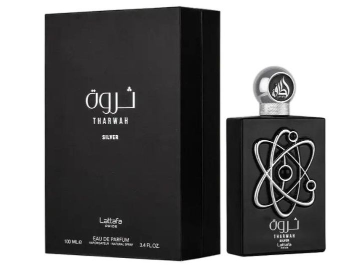 Lattafa Tharwah Silver Perfumes for Unisex Eau de Parfum For women And Men