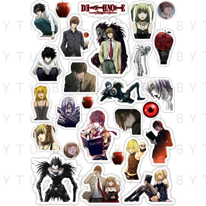 Death Note Anime Manga Stickers UNCUT For Phone Cover Laptop Notebook Scrapbook Journal