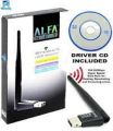 Alfa Wifi W115 Net Wireless-N | USB Adapter | Fixed 3DBi | W113 Antenna | Soft AP Wifi | Utility Routers For Windows For PC | Wifi Receiver | High Speed Wifi Catcher | Premium Quality Product. 