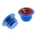 1 Pair Plastic Mountain Bike Handlebar Grip End Plugs Bar Stopper Caps. 