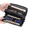Baellerry Men Wallets Long Clutch Purse Large Capacity Zippers Wallet Male PU Leather Wallet Men Business Wallet. 