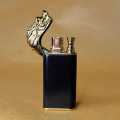 Refillable Dragon Head Double Flame Lighter ┃ Kitchen Outdoor Portable Barbecue Camping Lighter ┃ Windproof inflatable Lighter ┃ Refillable Windproof Straight Flame Lighter | Pocket Lighter | Gift for men's.. 