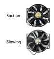 10 inch Radiator Fan 12V - 48Watt Electric Cooling Fan, TEZ RAFTAR Motorcycle Cargo Loader Auto Rickshaws and 200cc Water-cooled Engines. 