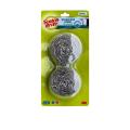 Scotch-Brite Stainless Steel Metal Spiral Scrubber Jumbo size, Scouring pad, Ideal for Cast Iron Pans, Powerful Scrubbing for Stubborn Messes. 2 units/pack. 