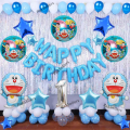 124 Pcs Doremon Full Theme Set for Grand Birthday Party Decoration. 