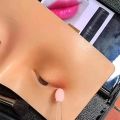 Makeup Practicing Board Face Eye Practice Pad Silicone Bionic Skin for Make Up Eyelash Eye Shadow Training mpbskz4l-1. 