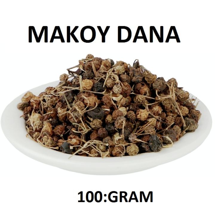 MAKO DANA 100 GRAM - MAKOH FRUIT - MAKOI - MOKOI - SOLANUM NIGRUM MAKU DANA MAKOY PHAL