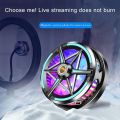 S6 Magnetic Semiconductor Phone Cooler Mobile Cooling Fan Phone Radiator Fan Portable Mobile Phone Cooling Fan Game Cooler For Tablet & Phones For PUBG Phone Cooler System Heat Sink Controller. 