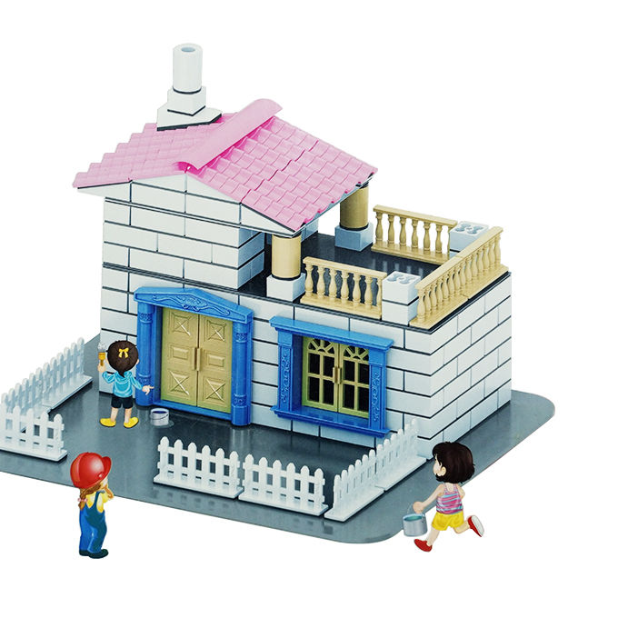 Mini%20Villa%20Architect%20With%20Lighting%20Doll%20House%20Set%20for%20Girls%20Building%20Blocks%20-%20162%20pcs%20-%20Image%202