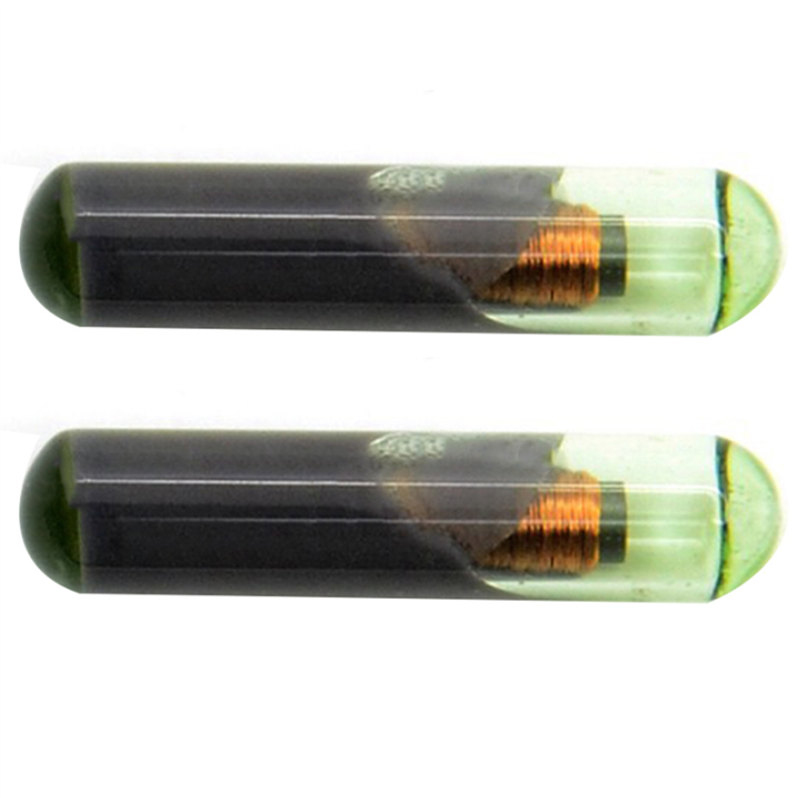2Pcs ID48 ID 48 Remote Key Glass Transponder Chip Crypto Unlocked Copy Chip for Car VW Audi Seat Skoda Porsche Honda
