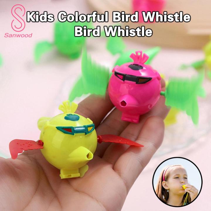 Colorful Flying Bird Whistle Toy for Kids Fun Party Favors Baby Shower Gifts