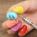 5pcs/Lot Multifunctional Silicone Thimbles Hollowed Out Breathable Protective Finger Sleeve DIY Crafts Sewing Accessories. 