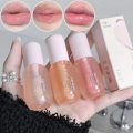 Clear Lip Gloss | Fruity Lip Oil | Transparent Lip Gloss | Hydrating & Plumping Lip Serum | Non-Sticky Korean Jelly Lip Gloss for Soft, Glossy Lips | Lightweight Glass Shine for Beauty Lovers & Professionals. 