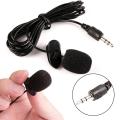 Lavalier Mic 3.5mm Jack Tie Clip Microphones Smart Phone Recording PC Clip-on Lapel For Speaking Singing Speech. 