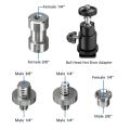 Camera Screw, 21 Pcs 1/4 Inch 3/8 Inch Converter Threaded Screws. 