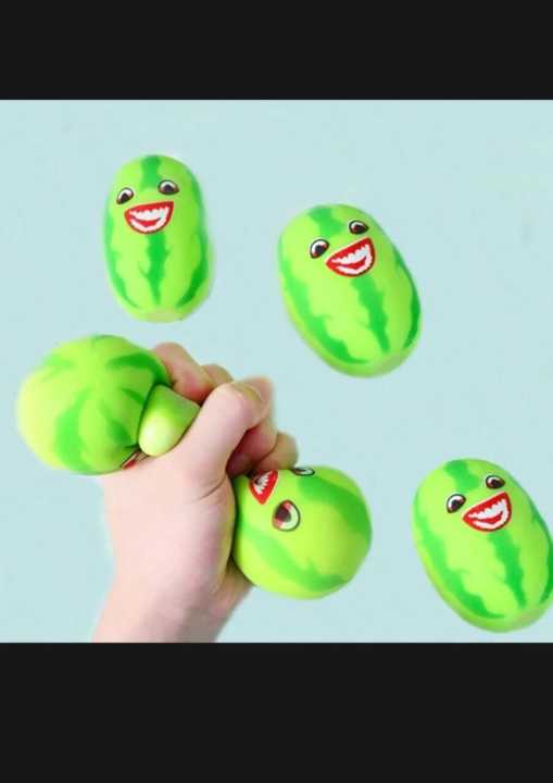 ASL    Squeeze Toy Eye Popping Watermelon Stress Relief Toy Entertainment Toy For Adult Kid
