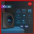 X96 X4 | 12GB-256GB | Android 15 | 8K Resolution | Bluetooth | Android TV Box. 