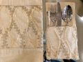 6 Person Dining Table Runner Set. 