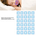 30pcs Sleep Mouth Tape Breathing Training Gentle Improve Sleep Physical Ultra Thin Snoring Mouth Tape. 