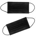 50PCS 3 Ply Black Disposable Face Mask Filter Protection Face Masks. 
