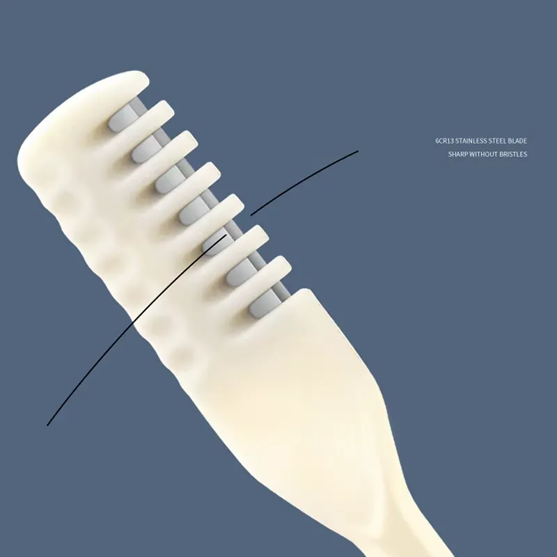 Double-sided manual nose hair trimmer with accessories