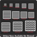 Zigzag pattern Reusable Stencil For wall Painting Art DIY Home Decor, Album Crafts and Canvas ID 456. 