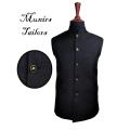 Customized Black Waist Coat For Men by Munirs tailors/ Premium Quality Waistcoat. 
