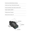 【Thriving】 USB C to USB 3.0 OTG Converter USB 2 in 1 Type C Micro-OTG Adapter. 