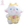 Sheep Plush Toy Adorable Sheep Plush Keychain Cute Lamb Stuffed Animal Doll for Backpack Decoration Birthday Gift Diy Bead Chain Pendant Buyers' Favorite Lamb Plush Toy. 