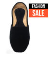 Black velvet Leather Khussa Shoes  for Mens &  Woman. 