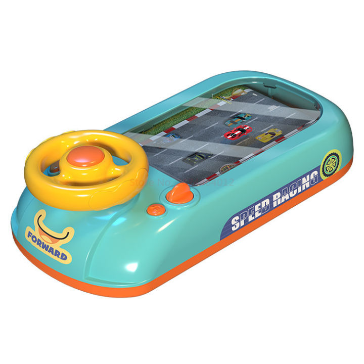 Car Racing Adventure Game with USB + Cells Option Sound Simulation Driving Music Effects Child Steering Wheel Toy Gifts