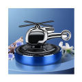 Fragrance Manufacturers Luxury Solid Car Perfume Diffuser Metal Cute Solar Helicopter Dashboard Car Air Freshener. 