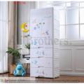 3D Printed Baby Almirah, hanger portion, 3 drawers, Imported Quality, Different Designs, Portable, Baby Imported, Cupboards,Baby Almirah, Imprted Almirah, Plastic Almirah, Baby Cupboard, Imported Cupboard, Kids Wardrobe Hanging with three drawers. 