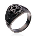Five point star shaped finger rings classic retro punk rings for men gothic rings in south africa. 
