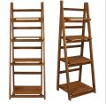 4 Tier Wooden Ladder Folding Book Shelf Stand Plant Flower Display Shelving Rack. 