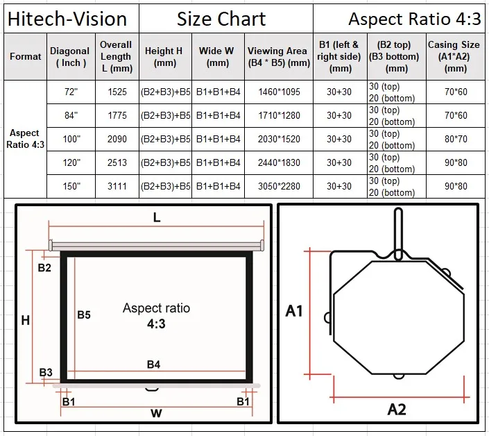Hitech-Vision%20Manual%20pull%20Projector%20Screen%20-%20Matt%20White%20120"%204:3%20(8%20ft%20x%206%20ft)%20-%20Image%205