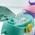 Momme 400ml Doughnut Straw Cup Portable Cup Bottle Children's Water Bottles Strap Water Bottle Drink ware Water Bottle Kawaii. 