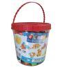Building Blocks Bucket 90+ pieces Block Bucket for kids easy to store Block Balti. 