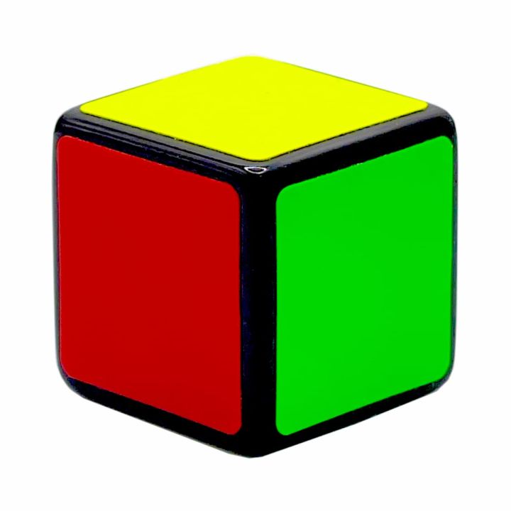 1x1 Cube 100% Orignal 19mm Size  | Stickered Version Unbreakable Solid Material | Perfect For Your Cube Collection Cube Collection