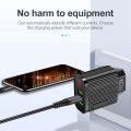 3 Port USB Phone Charger 5V 3.1A Digital LED Display Travel Wall Charger Adapter for iPhone Samsung Xiaomi EU Plug. 