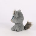 Cross-Border New Products Off-White Iki Plush White End Comics Related Products Little Wolf Plush Doll Toy. 