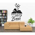 Books Wall Art Books Decor Bookshelves Vintage Decorative Books Lover Stickers Quote Wall Decal Craft Books Bookshelf Store Education. 