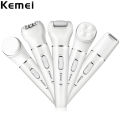 Kemei KM-2199 Multi-Functional Rechargeable Epilator: 5-In-1 Beauty Tools Kit For Women. 